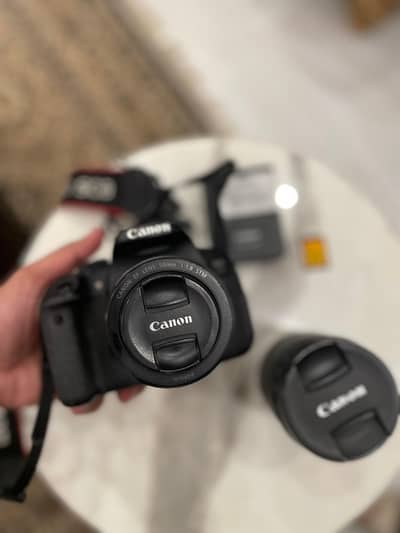 Canon 700d for sale with 2 lenses