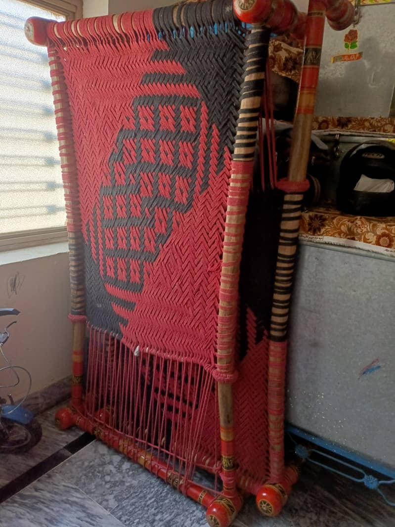 دو خوبصورت چارپائیاں رنگین 0