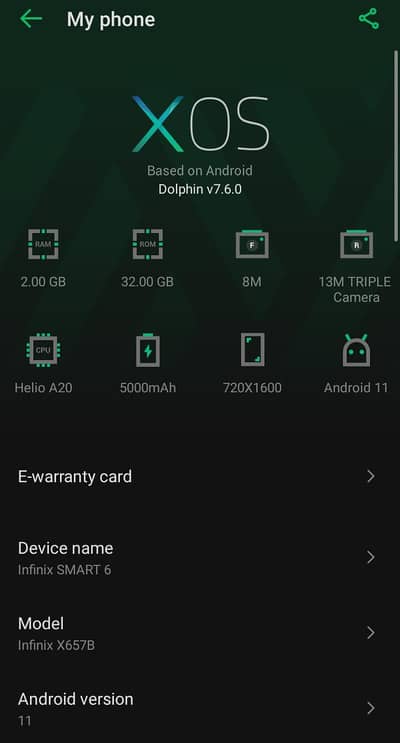 Smart 6 2gb 32gb For information please read description