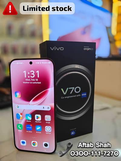vivo V70 stock available on installments qiston per Multan O3OOIII727O