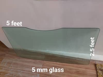 Glass table top for tables  5 mm