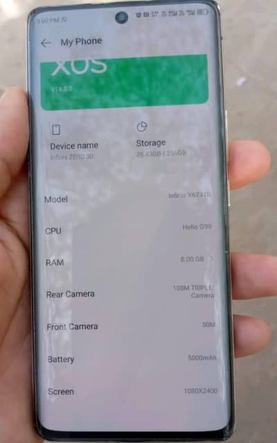 infinix zero 30 /8/256