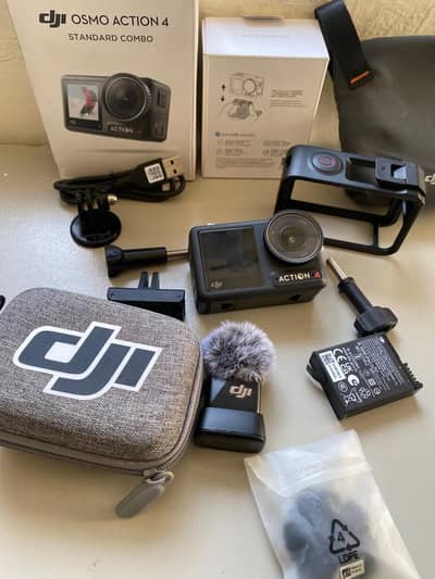 DJI Osmo Action 4 + DJI Mic Mini | 10/10 Condition