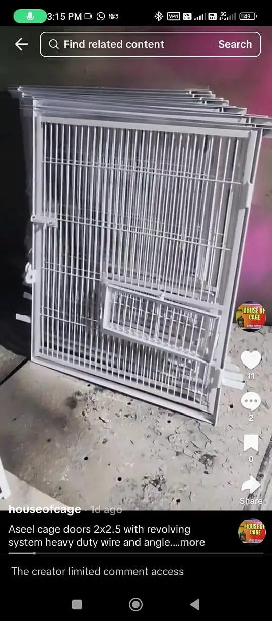 Cages and cages doors — photo 11