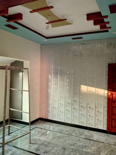 5 Marla Corner House Water Boring Luxury And Double Unit Khalid Colony Chakari Road 6 Bed Room Brand New Family Living Market, School, Shopping Centre House For Sale