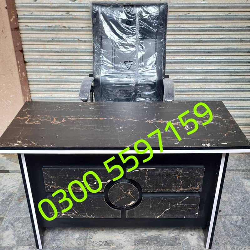 Office table, study work desk set, meeting table, computer table chair 3