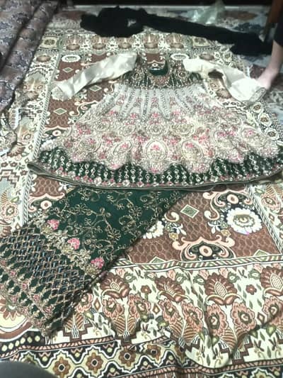 short frock and sharara duptta