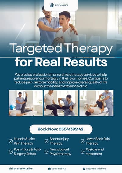 Home Physiotherapy Session (For males, Female, childs)