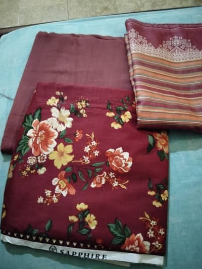 sapphire 3pees suit unstitched