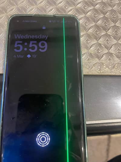 OnePlus 10 pro with one green line