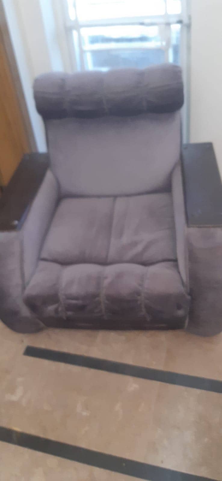 Very solid wood sofa set 4