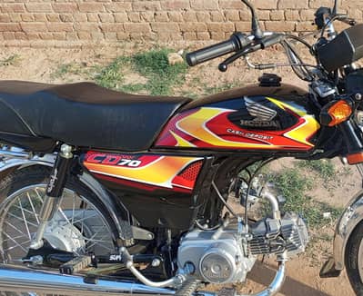 Honda CD 70 zero mtr bike  2026