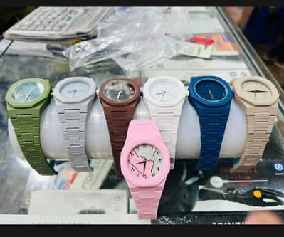 woman and man watches