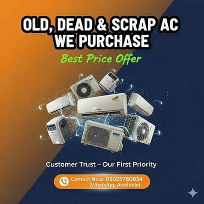 Dead AC Buyer / Split / Window AC Scrap Buyer