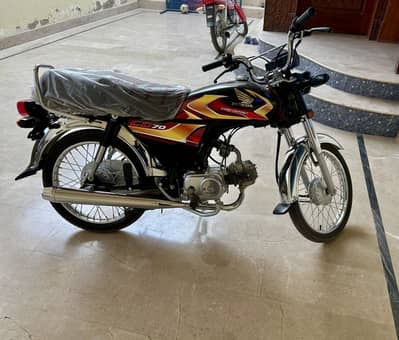 Honda cd 70 black colour