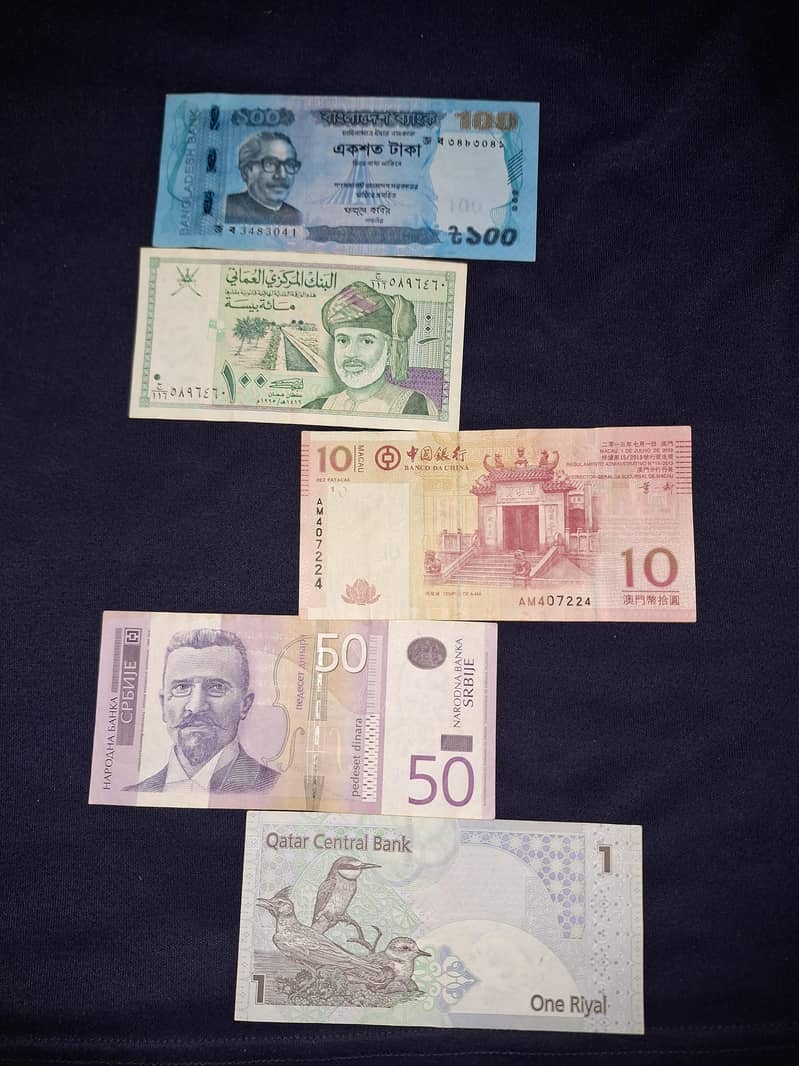 differnt countries bank notes 2