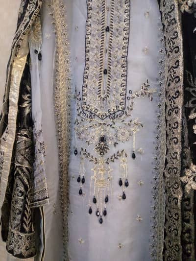 Embroidered fancy dress for sale