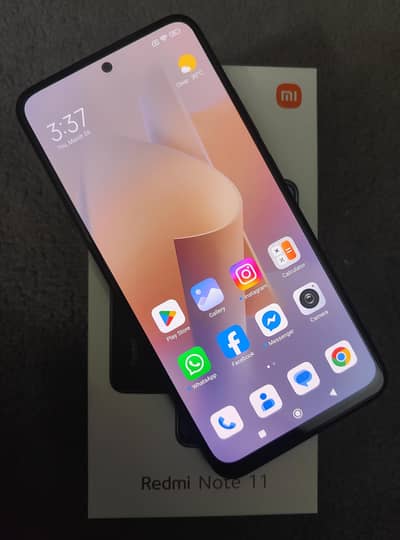 Redmi Note 11 (6GB + 6GB / 128GB) – PTA Approved – Box & Charger