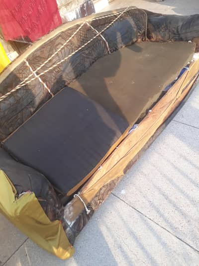 free sofa 3 seater original condition no repair solid wood