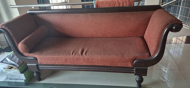 Solid wood dewan sofa