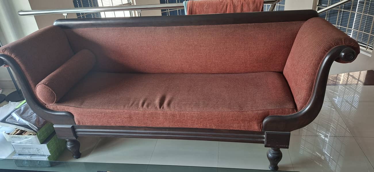 Solid wood dewan sofa 0