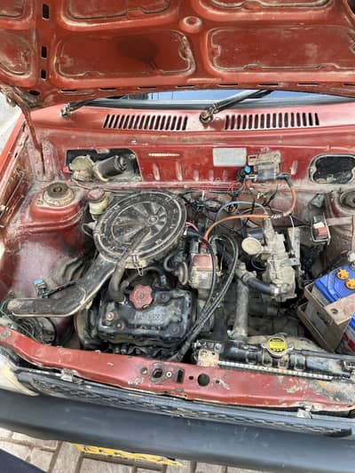 Mehrab red colour 1996 model all ok petrol cng. Both  3lac demand