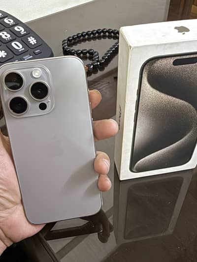 Iphone 15 pro natural titanium 256 Dual physical sim
