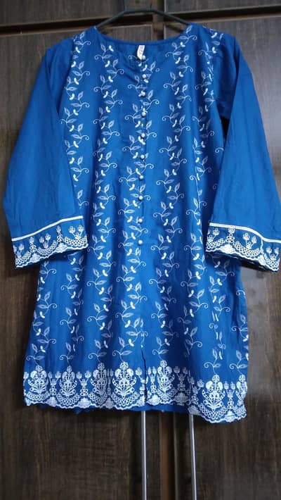 casual embroided 2 piiece