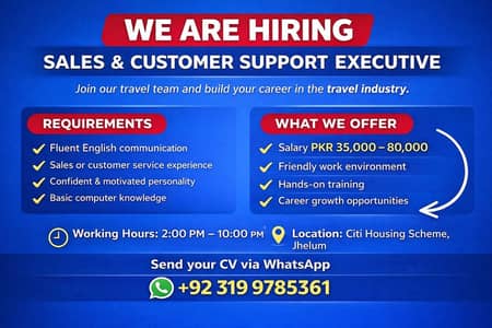 Hiring Sales Staff with Good English Communication