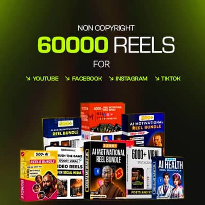60000+ Reels And Shorts (Instant access within 30 seconds)