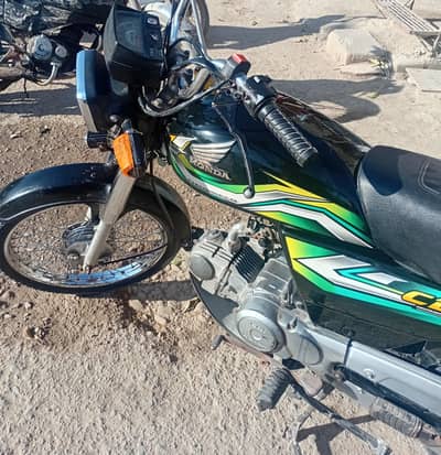 Honda CD 70 2023 nut to nut original Very Good Bike