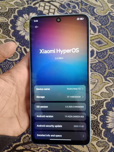 Redmi note 13 12/256 with box exchange possible
