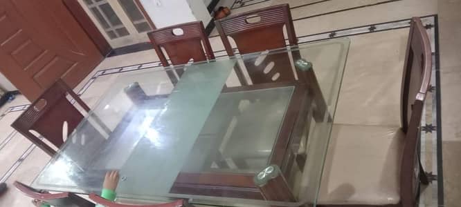 Complete Dinner table set 6 seat