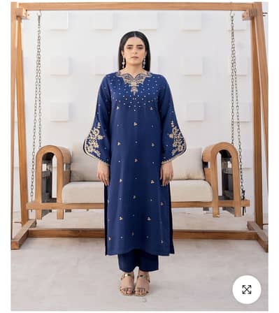 Blue viscose shirt (unused)