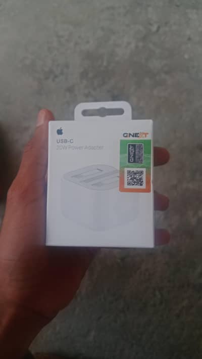 iphone charger 20watt with cable and box