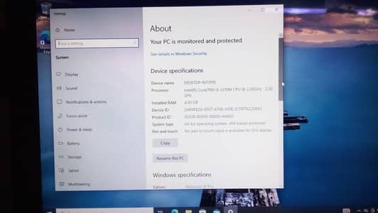 Dell laptop with charger