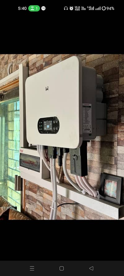 Goodwe Solar Inverter 10kw hybrid Used but almost brand-new for xale