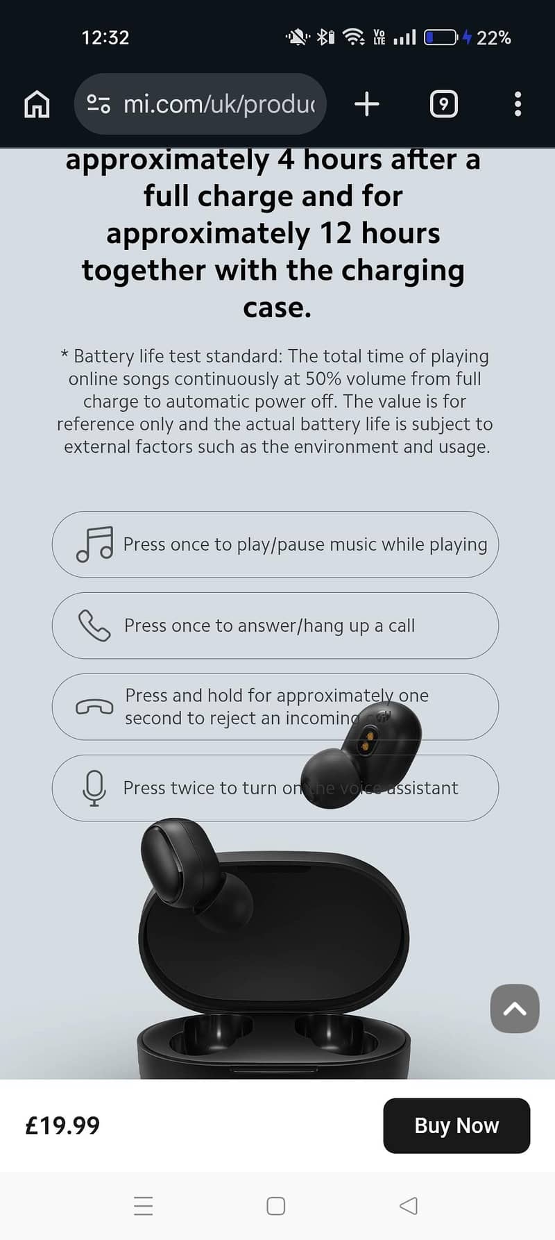 Mi True Werless  EBS Basic R 1