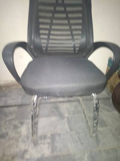 I office table and Two office chairs