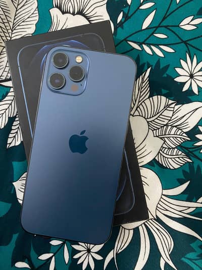 12 pro max with box pta approved like new 256gb