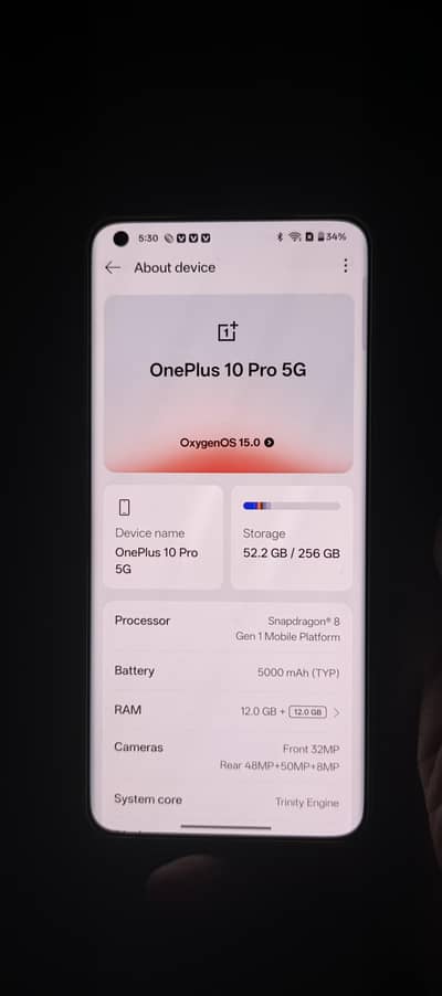 12gb ram and256gb memory lush condition set all ok