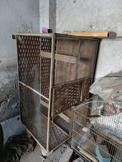 birds cage.  heavy weight mai hai solid