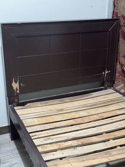 Single bed for sale without mattress