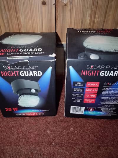 2 solar lights