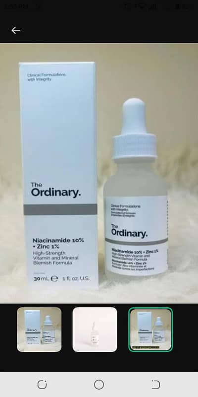 Niacinamide Serum 30ml Skin Brightening and Blemish Treatment