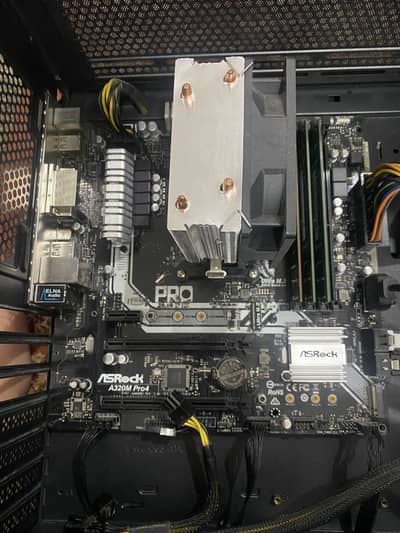 Asrock a320m pro motherboard with ryzen5 2600 combo