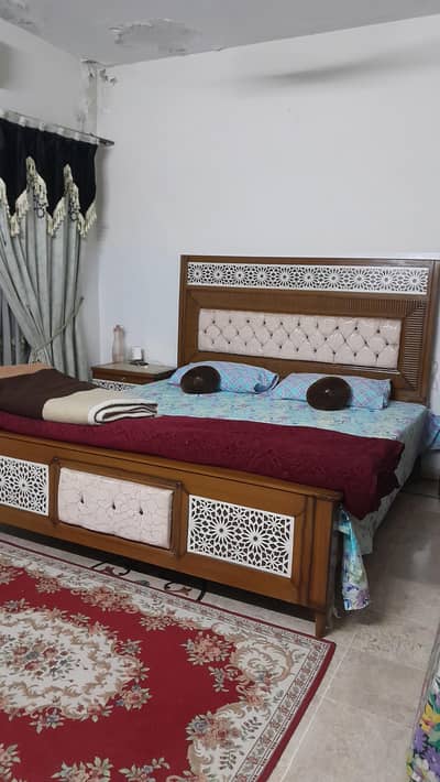 new bed with side tables