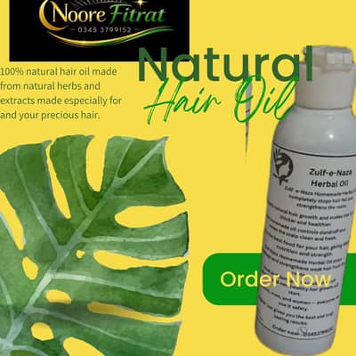 Pure Homemade Herbal Hair Oil – No Chemicals, 100% Natural