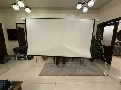 Never used projector screen