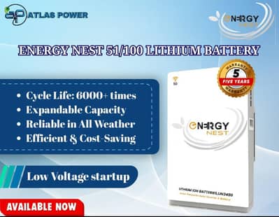 Energy Nest 51V 100Ah – Smart BMS & Reliable Performance